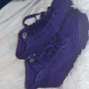 Neon Purple Van's Off The Wall